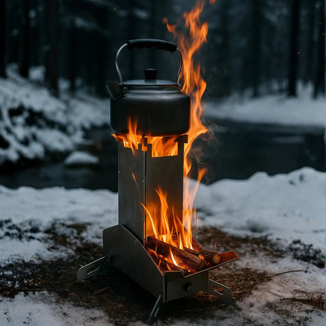 poele a bois brasero camping hiver cuisine pliable chauffage (1)