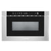 Cosmo 24'' Built-in Microwave Drawer with Automatic Presets, Touch Controls, Defrosting Rack and 1.2 cu. ft. Capacity in Stainless Steel COS-12MWDSS-NH