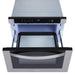 Cosmo 24'' Built-in Microwave Drawer with Automatic Presets, Touch Controls, Defrosting Rack and 1.2 cu. ft. Capacity in Stainless Steel