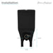 Swiss Madison Calice Two-Piece Elongated Rear Outlet Toilet Dual-Flush 0.8/1.28 gpf - SM-2T120