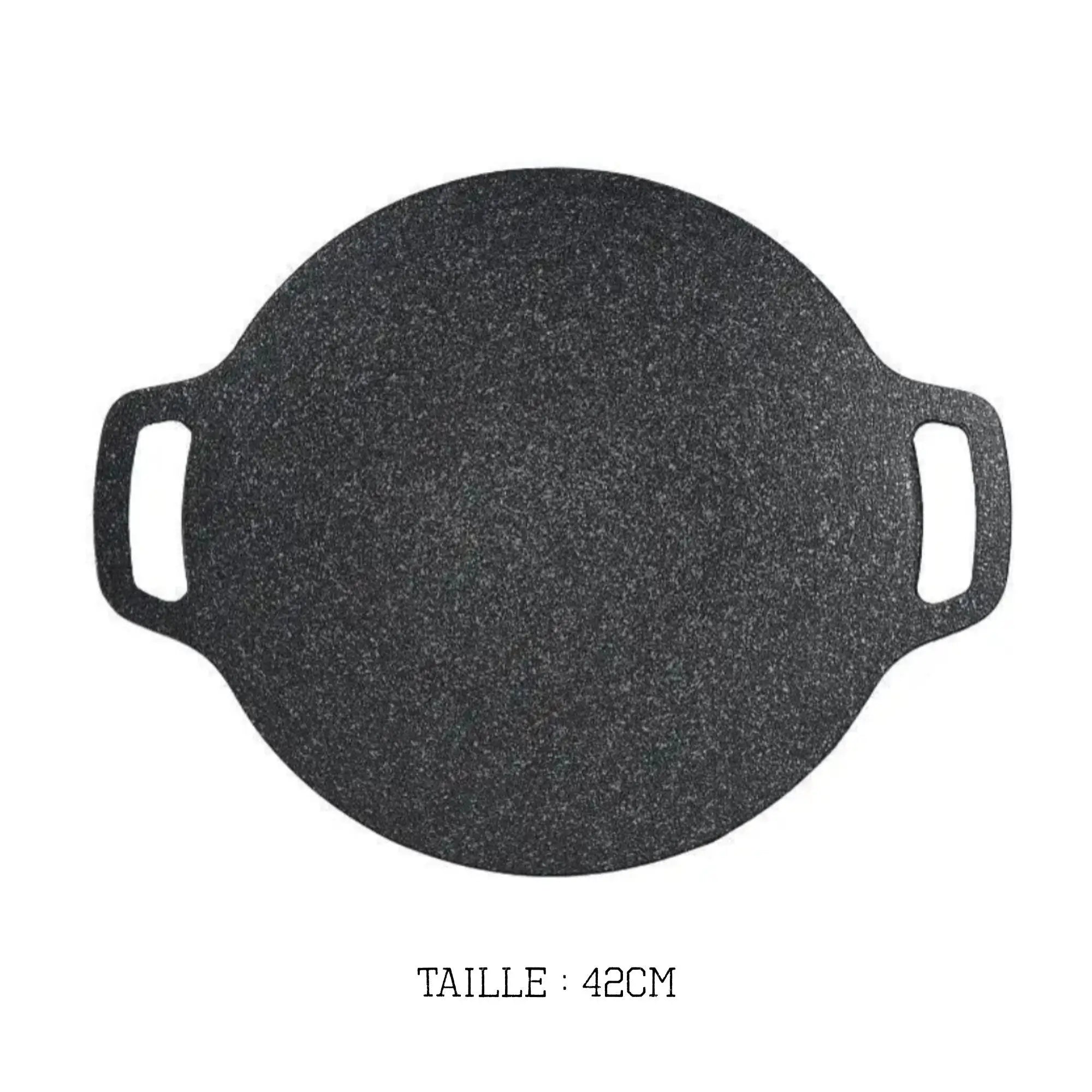 Poêle de Cuisson en Pierre Anti-Adhésive Extérieure – Idéale pour Camping, ou table de Cuisson Nomade tente-de-toit.Shop