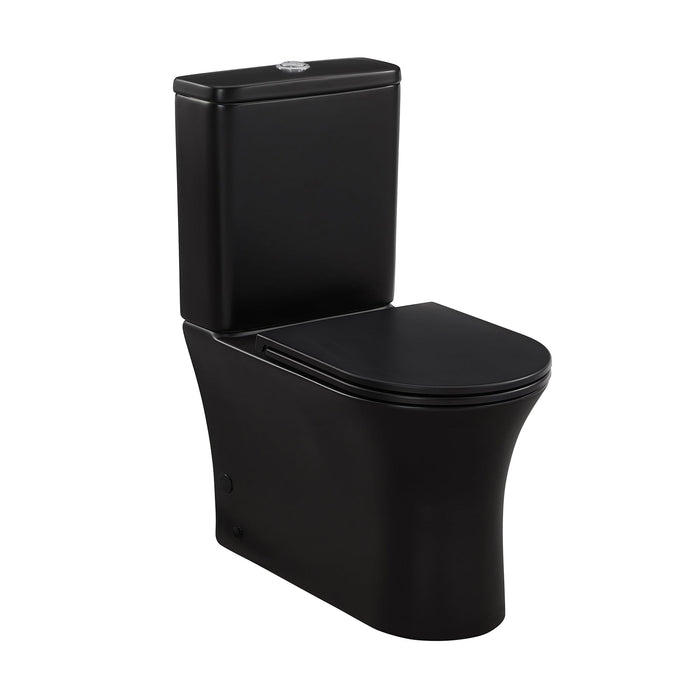 Swiss Madison Calice Two-Piece Elongated Rear Outlet Toilet Dual-Flush 0.8/1.28 gpf - SM-2T120