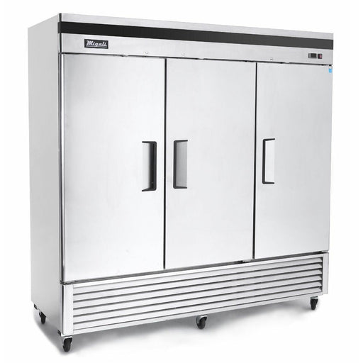 Migali 3 Door Reach-In Freezer 72 cu. ft.  C-3FB-HC