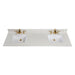 Altair 73" Stone effects Vanity Top in Milano White with White Sink 61073-CTP-MW
