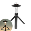 Lanternes de camping rechargeables multifonctionnelles avec chargement solaire USB et trépied, idéales pour les aventures en plein air.
