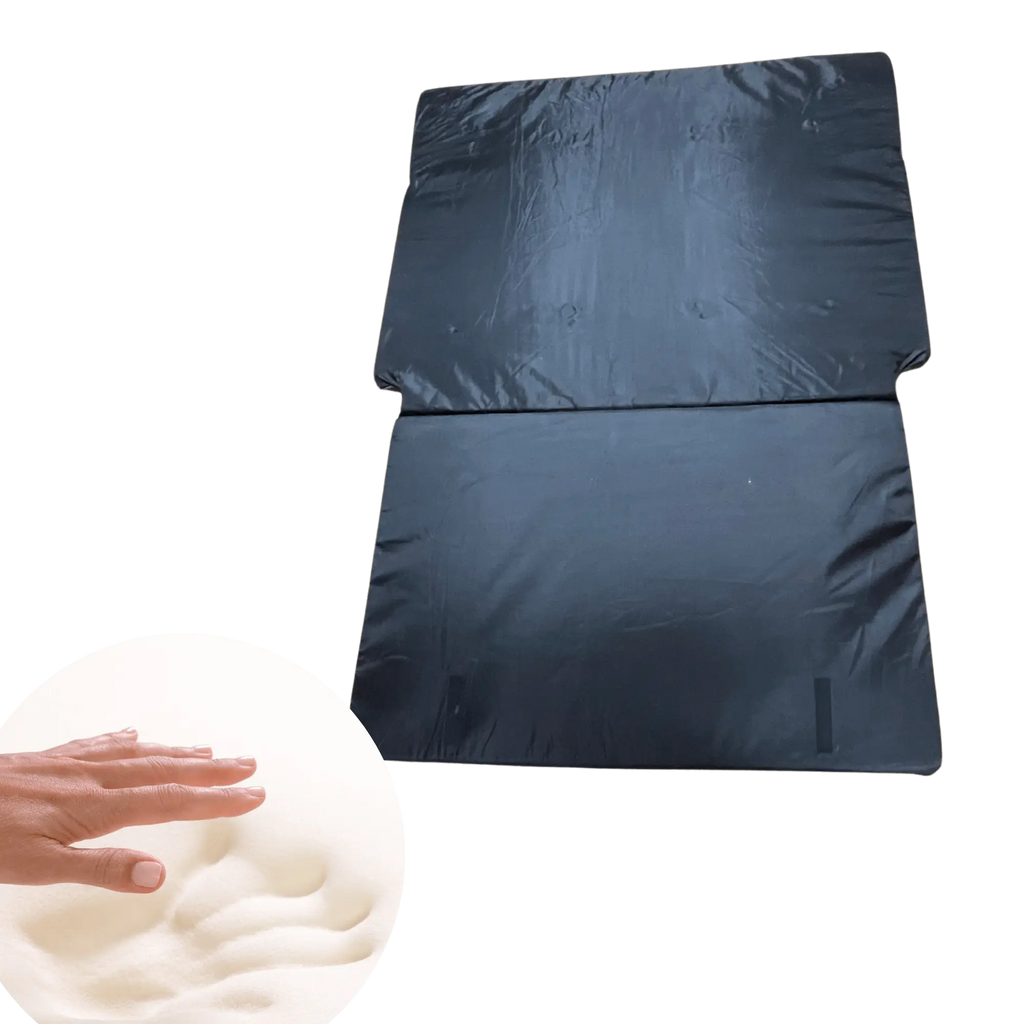 Matelas à mémoire de forme pour tente de toit rigide avec confort adaptable pour camping en plein air.