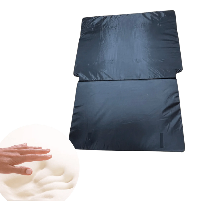 Matelas à mémoire de forme pour tente de toit rigide avec confort adaptable pour le camping en plein air.