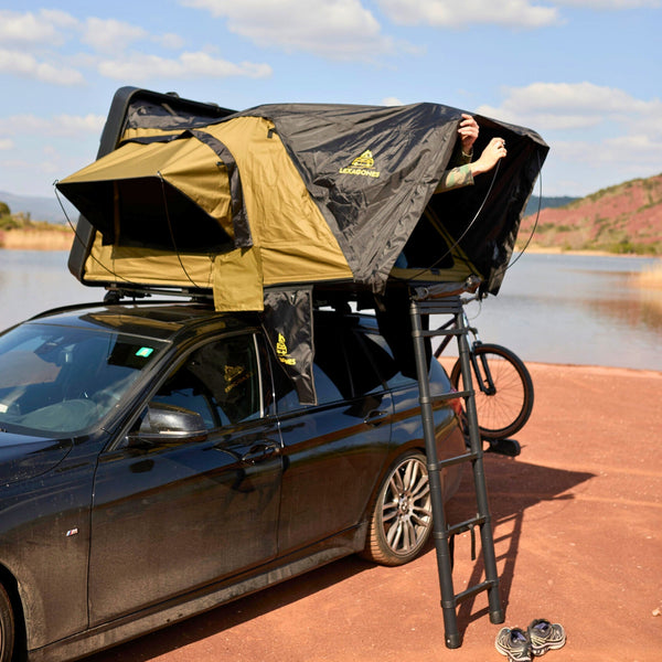 Tente de Toit Coque Rigide Néo 2 Places - 120cm Lexagones Lexagones