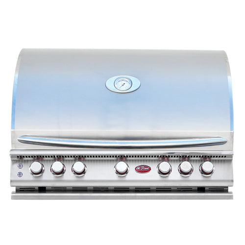 Cal Flame 40" 5 Burner Convection Built-In Gas Grill With Rotisserie BBQ19875CP