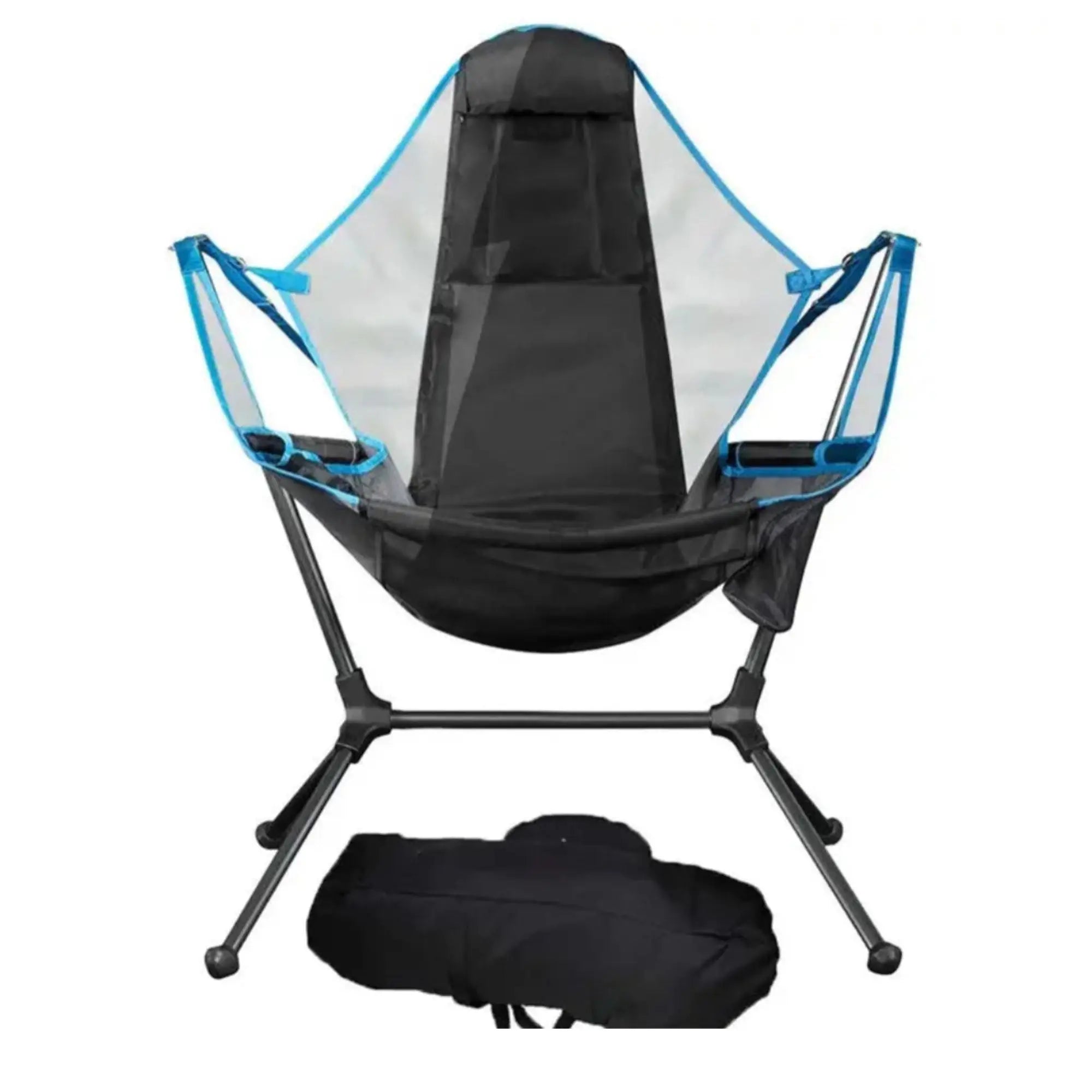 Chaise de camping pliante portable à bascule – Confort ultime en camping tente-de-toit.Shop
