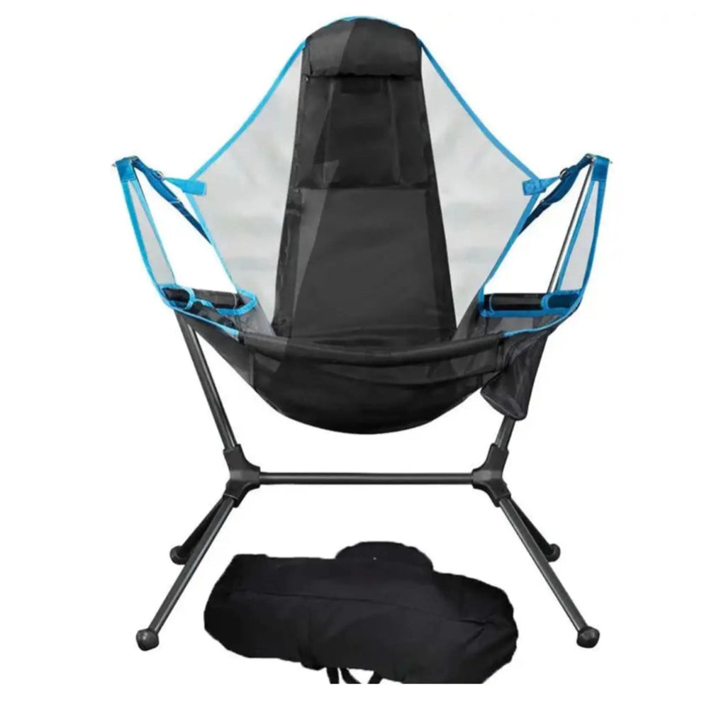 Chaise hamac de camping pliante portable – Confort ultime en camping accessoire camping sauvage outdoor peche vanlife 4X4 SUV DUSTER montpellier herault chaise pliable de camping hamac confortable chaise longue camping 