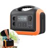 Kit de batterie portable 1200WH avec panneaux solaires de 110W pour le voyage, avec un design léger et une lumière multi-niveaux puissante.