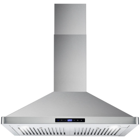 Cosmo 4-Piece, 30" Gas Range, Wall Mount Range Hood, Dishwasher and Refrigerator COS-4PKG-097