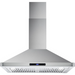 Cosmo 4-Piece, 30" Gas Range, Wall Mount Range Hood, Dishwasher and Refrigerator COS-4PKG-097