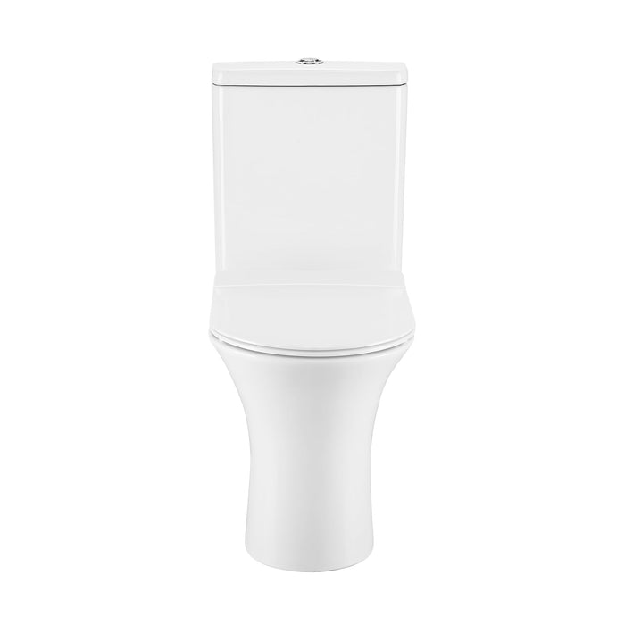Swiss Madison Calice Two-Piece Elongated Rear Outlet Toilet Dual-Flush 0.8/1.28 gpf - SM-2T120