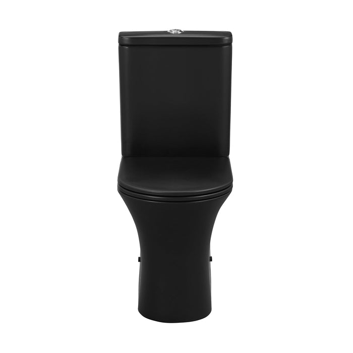 Swiss Madison Calice Two-Piece Elongated Rear Outlet Toilet Dual-Flush 0.8/1.28 gpf - SM-2T120