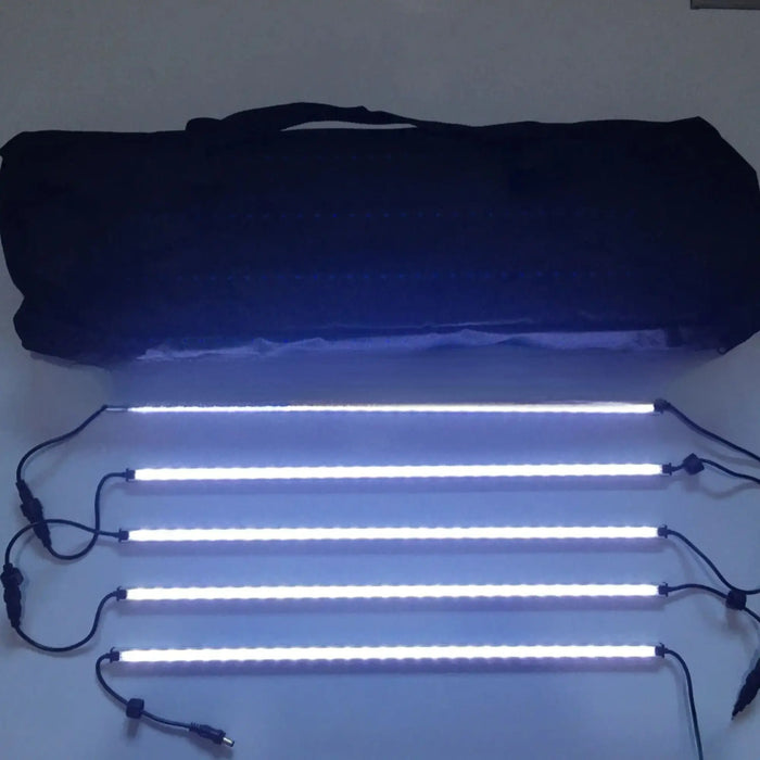Pack de 5 Barres LED Étanches 50CM – Éclairage Puissant pour Tente de Toit, Camping Sauvage & Vanlife