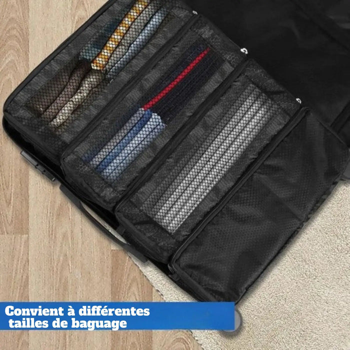Organisateur de voiture Suspendu – Grand Rangement Pliable & Modulable pour Voyage Woody’s Camp