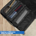 Organisateur de voiture Suspendu – Grand Rangement Pliable & Modulable pour Voyage Woody’s Camp
