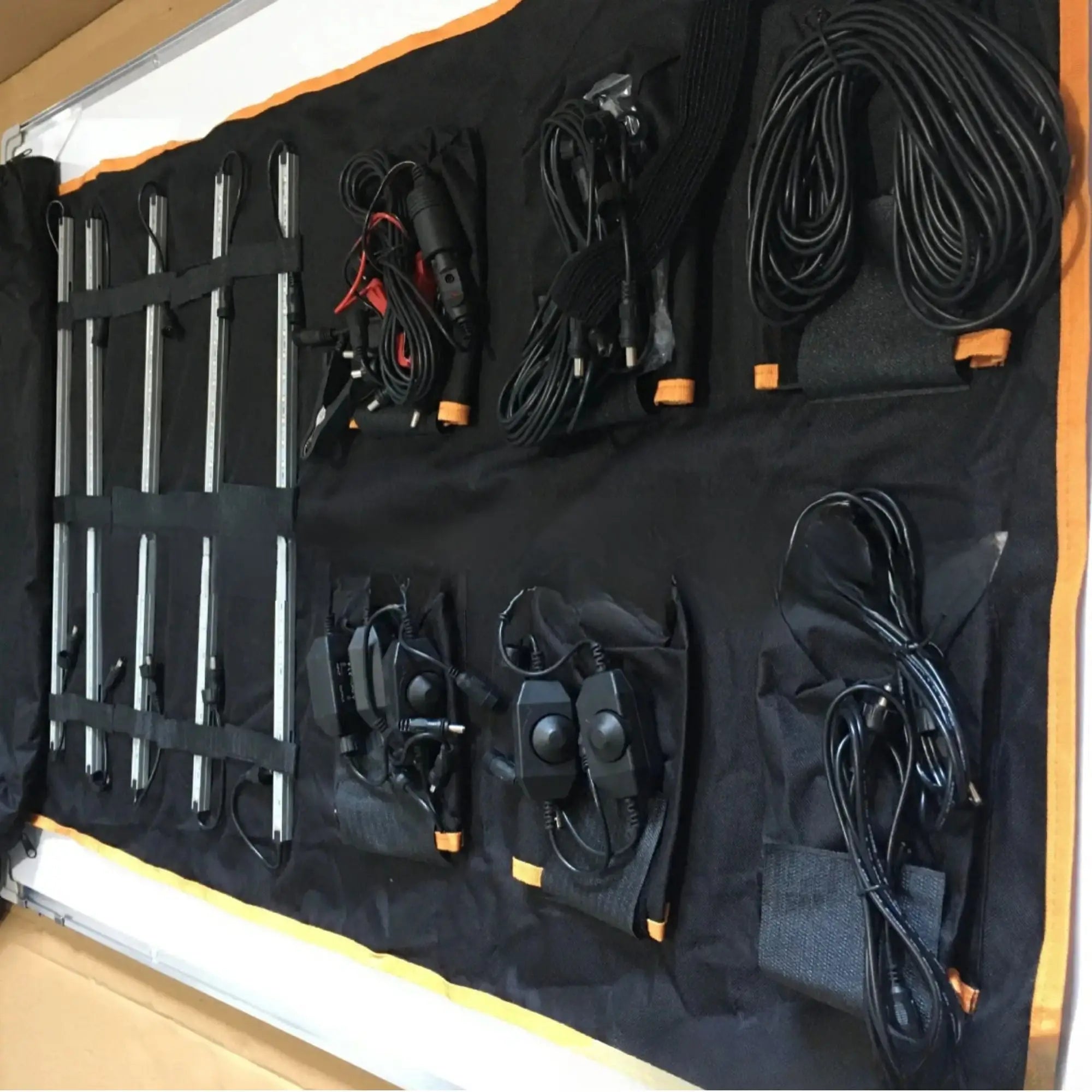 Pack de 5 Barres LED Étanches 50CM – Éclairage Puissant pour Tente de Toit, Camping Sauvage & Vanlife tente-de-toit.Shop