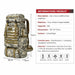 Sac tactique de Survie 72H Complet–80L + 30+ Équipements Outdoor Woody’s Camp