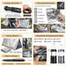 Sac tactique de Survie 72H Complet–80L + 30+ Équipements Outdoor Woody’s Camp