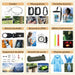 Sac tactique de Survie 72H Complet–80L + 30+ Équipements Outdoor Woody’s Camp