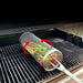 Panier de grillade rotatif barbecue de camping – Cage de grill en acier inoxydable