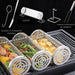 Panier de grillade rotatif pour barbecue de camping – Cage de grill en acier inoxydable
