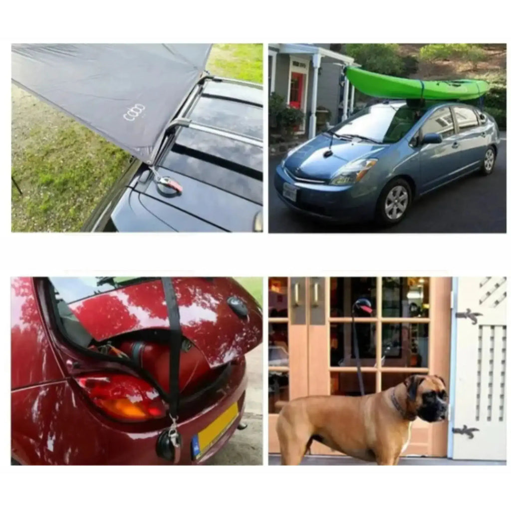 4 Crochets à Ventouse Pour Camping 30kg Charge Max - Ventouses Pour Auvent, Caravane, Carrelage Et Verre