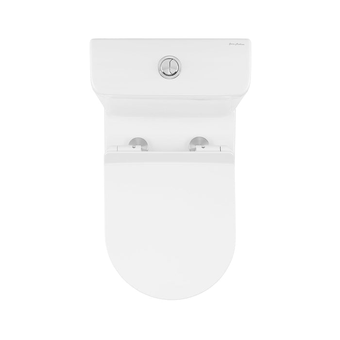Swiss Madison Calice Two-Piece Elongated Rear Outlet Toilet Dual-Flush 0.8/1.28 gpf - SM-2T120