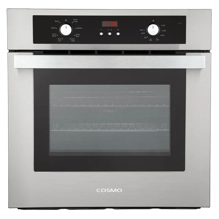 Cosmo 4 Piece, 30" Cooktop 24" Wall Oven 30" Microwave & French Door Refrigerator COS-4PKG-134