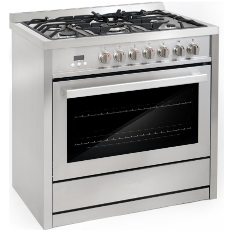 Cosmo 4-Piece, 30" Gas Range, Wall Mount Range Hood, Dishwasher and Refrigerator COS-4PKG-097