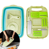 Planche à découper mandoline 9-en-1 avec accessoires en silicone, idéale pour la cuisine mobile et les solutions de rangement dans les véhicules.