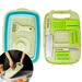Planche à découper mandoline 9-en-1 avec accessoires en silicone, idéale pour la cuisine mobile et les solutions de rangement dans les véhicules.