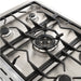 Cosmo 36'' 3.8 cu. ft. Single Oven Gas Range with 5 Burner Cooktop and Heavy Duty Cast Iron Grates in Stainless Steel COS-965AGC