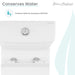 Swiss Madison Calice Two-Piece Elongated Rear Outlet Toilet Dual-Flush 0.8/1.28 gpf - SM-2T120