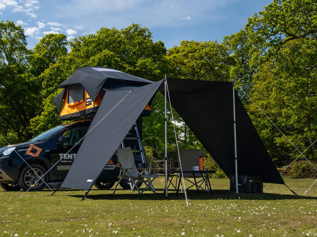 Tunnel Classic 2.0 installé camping voiture SUV porche