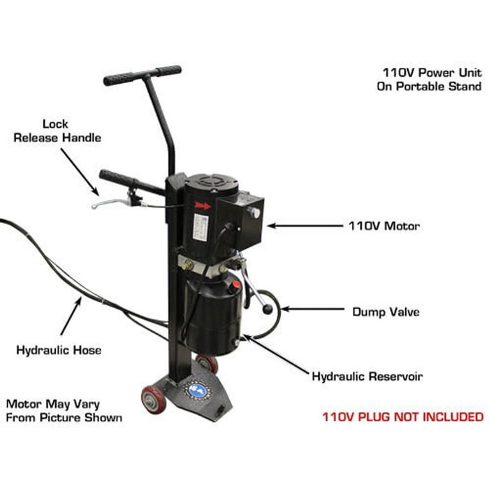 Atlas Equipment 6MR Portable Mid-Rise 6,000 lb Scissor Lift | Mobile Automotive Service Lift – ATTD-6MR
