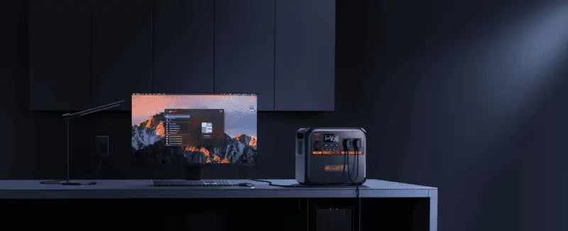 Batterie portable 1800W Bluetti 150 détail technique