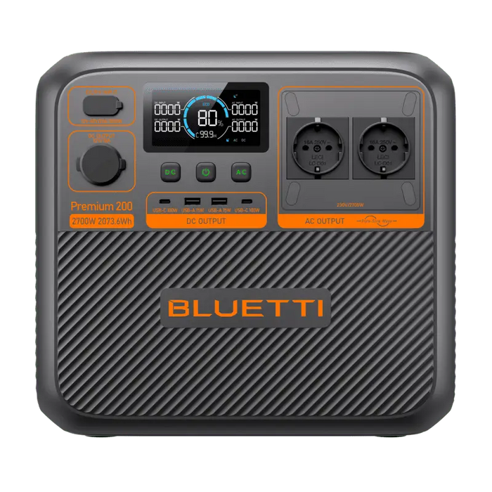 Station électrique Bluetti Premium 200 V2 en situation outdoor