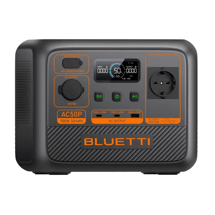 Station nomade Bluetti Premium 50 - écran LCD
