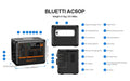 Bluetti AC60P 504Wh recharge solaire camping