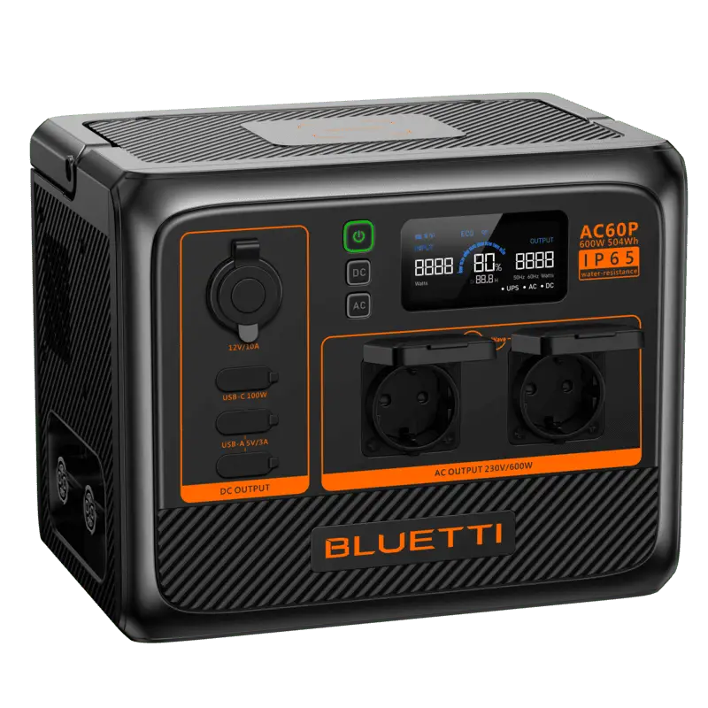 Station électrique portable Bluetti Premium 60 vue de face