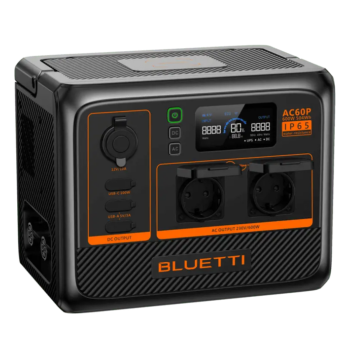 Station électrique portable Bluetti Premium 60 vue de face