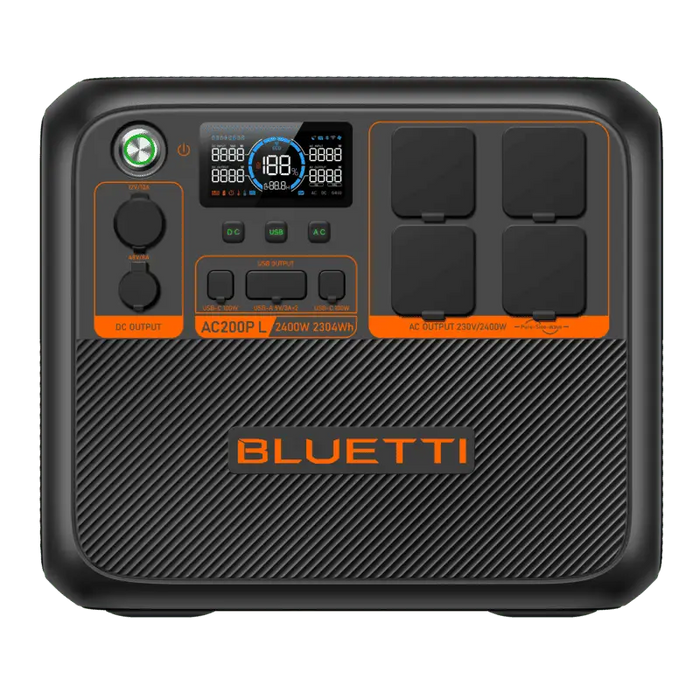 Bluetti AC200PL interfaces et prises 2304Wh