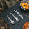 Set de couteaux, fourchettes et cuillères en titane Naturehike vue 2