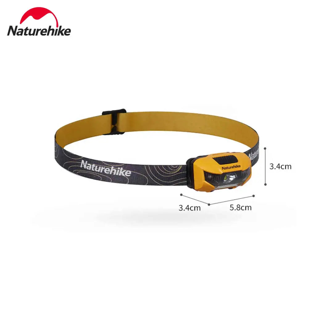 Lampe frontale Naturehike - 210 lm Jaune