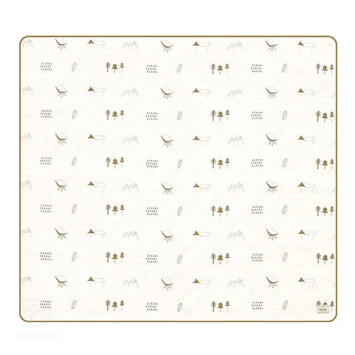 Couverture de pique-nique Naturehike Forest - imperméable, 200 × 180 cm Beige