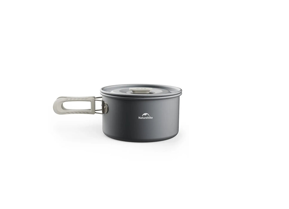 Batterie de cuisine Naturehike Traitement durable contre l'oxydation dure Set pour 2-4 personnes (1,7L pot + 7-inch frying pan + 0,8L kettle) vue 3